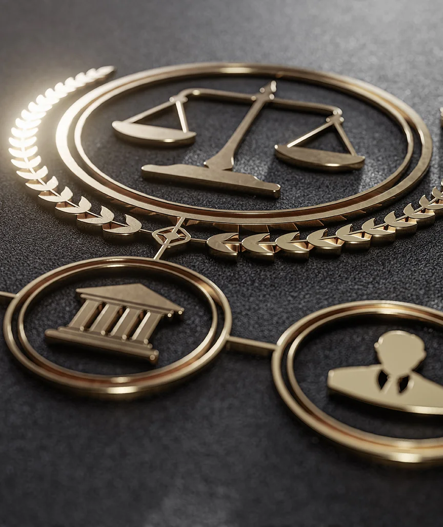 Golden scales symbolising regulatory compliance and integrity, highlighting Merifund Capital Management’s commitment to managing evolving global regulatory environments.