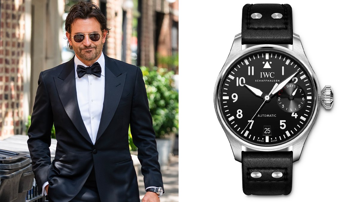 Bradley Cooper wearing the IWC Big Pilots Watch