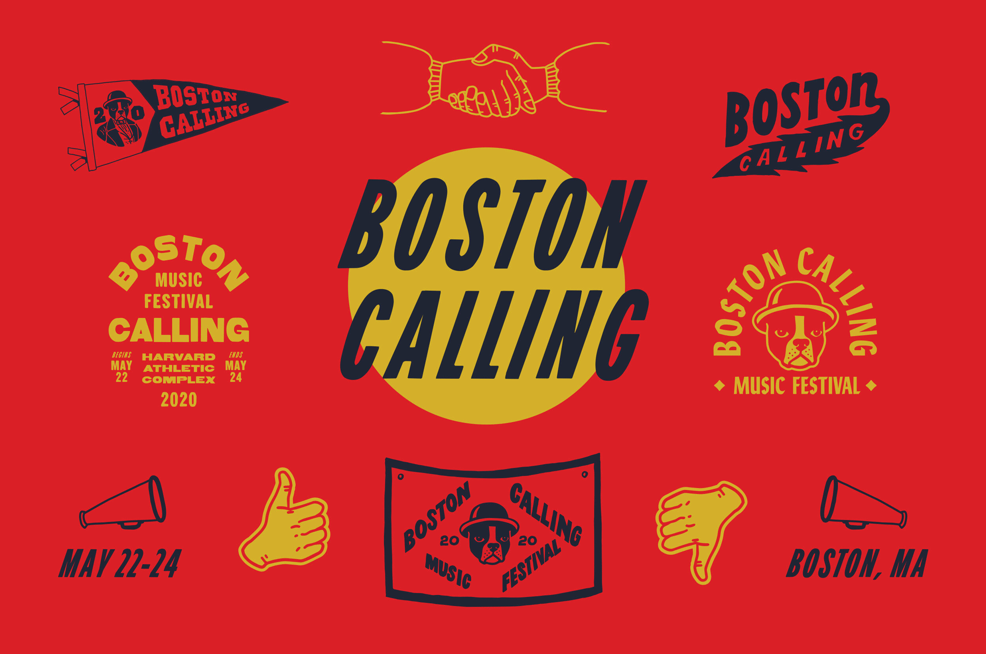 New Logo and Identity for Boston Calling by Contino Studio and Colossus
