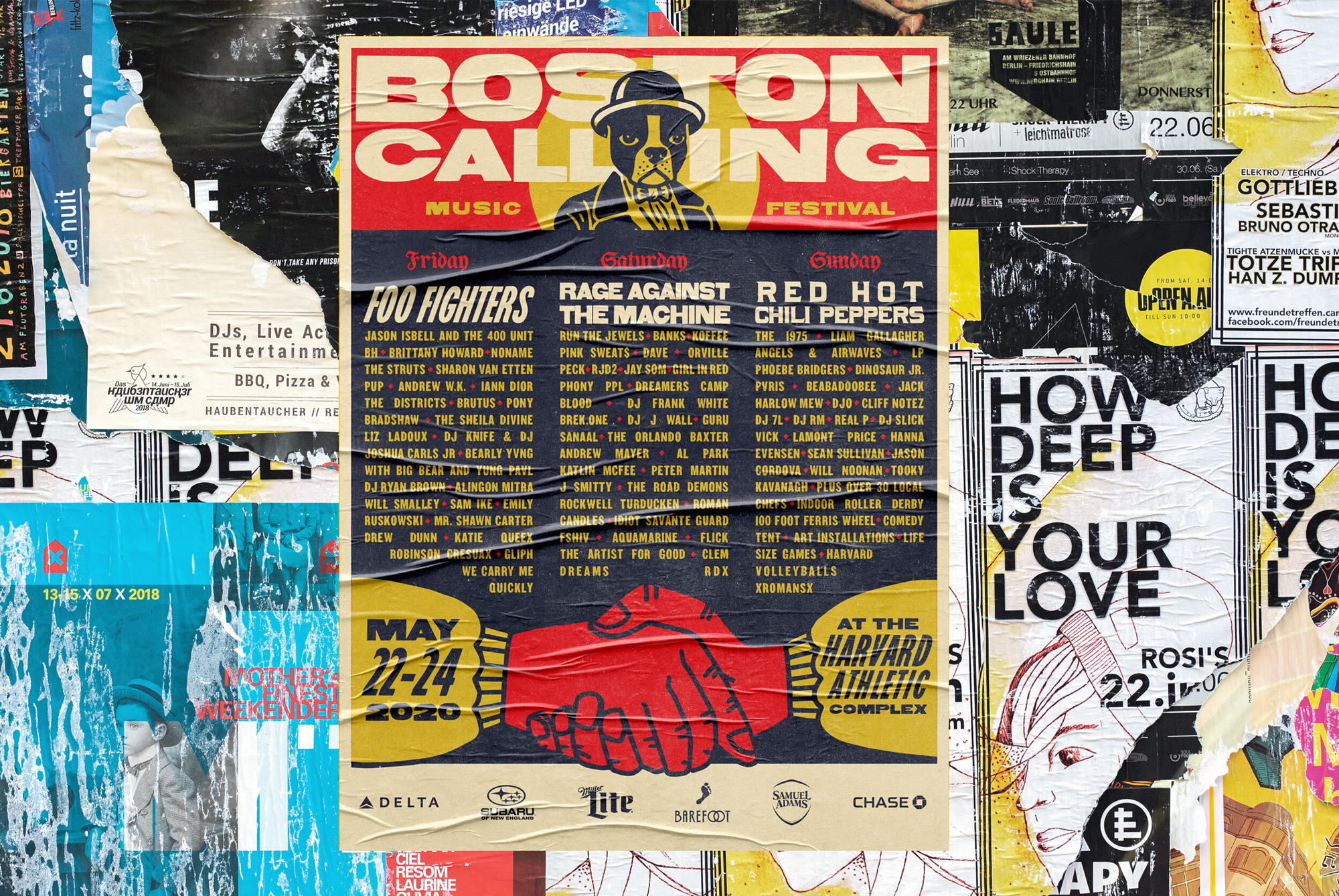 New Logo and Identity for Boston Calling by Contino Studio and Colossus