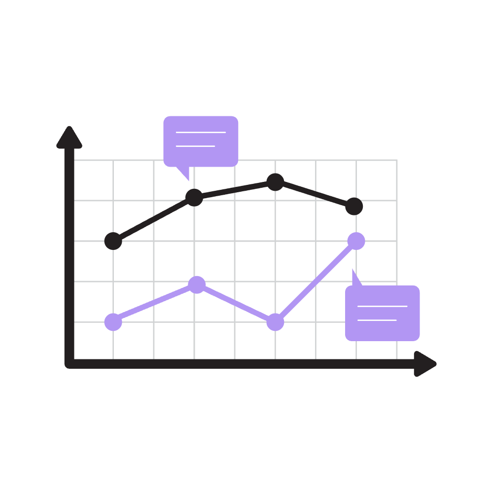 An illustration of a data chart