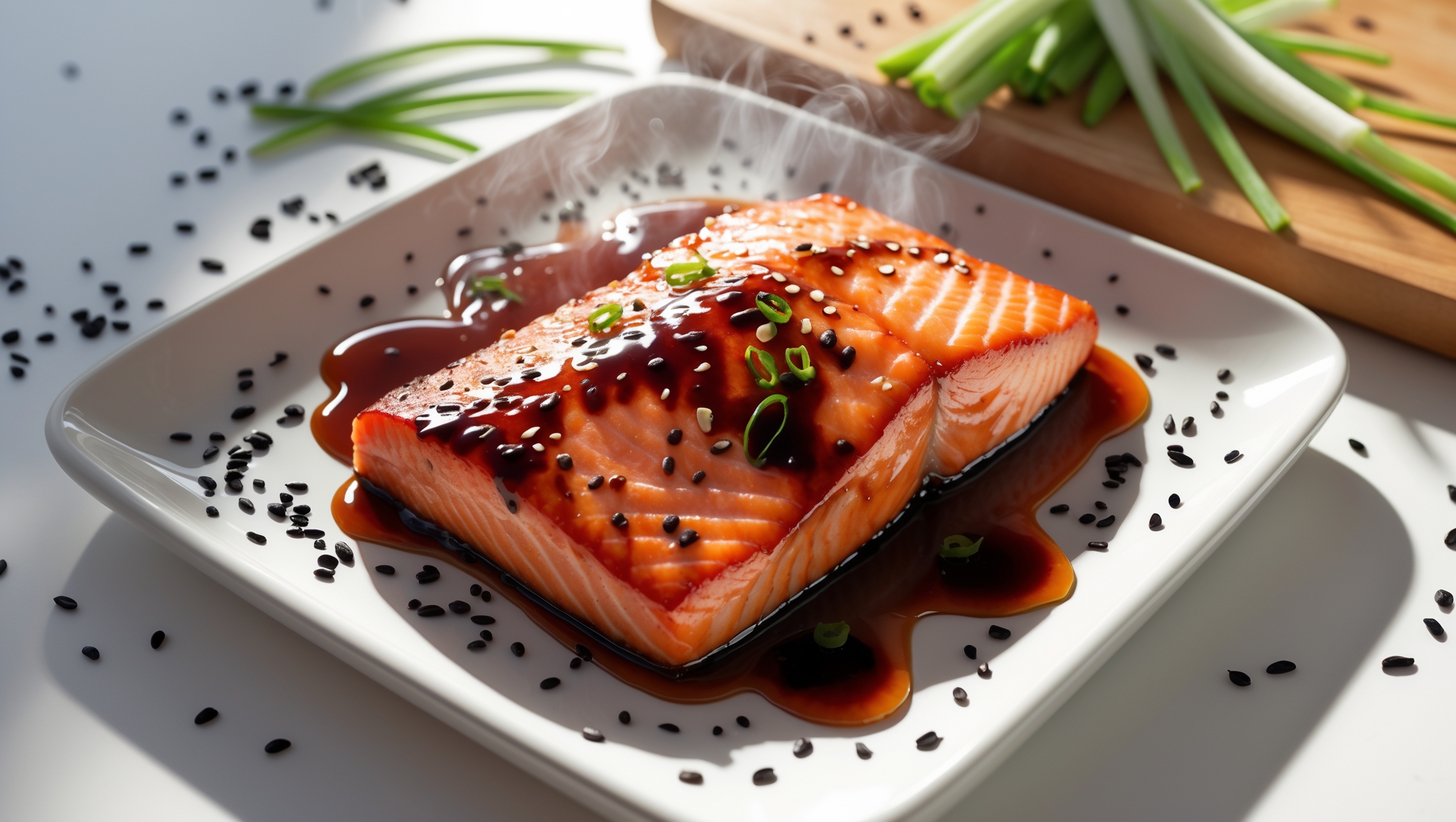 Air Fryer Teriyaki Salmon Recipe