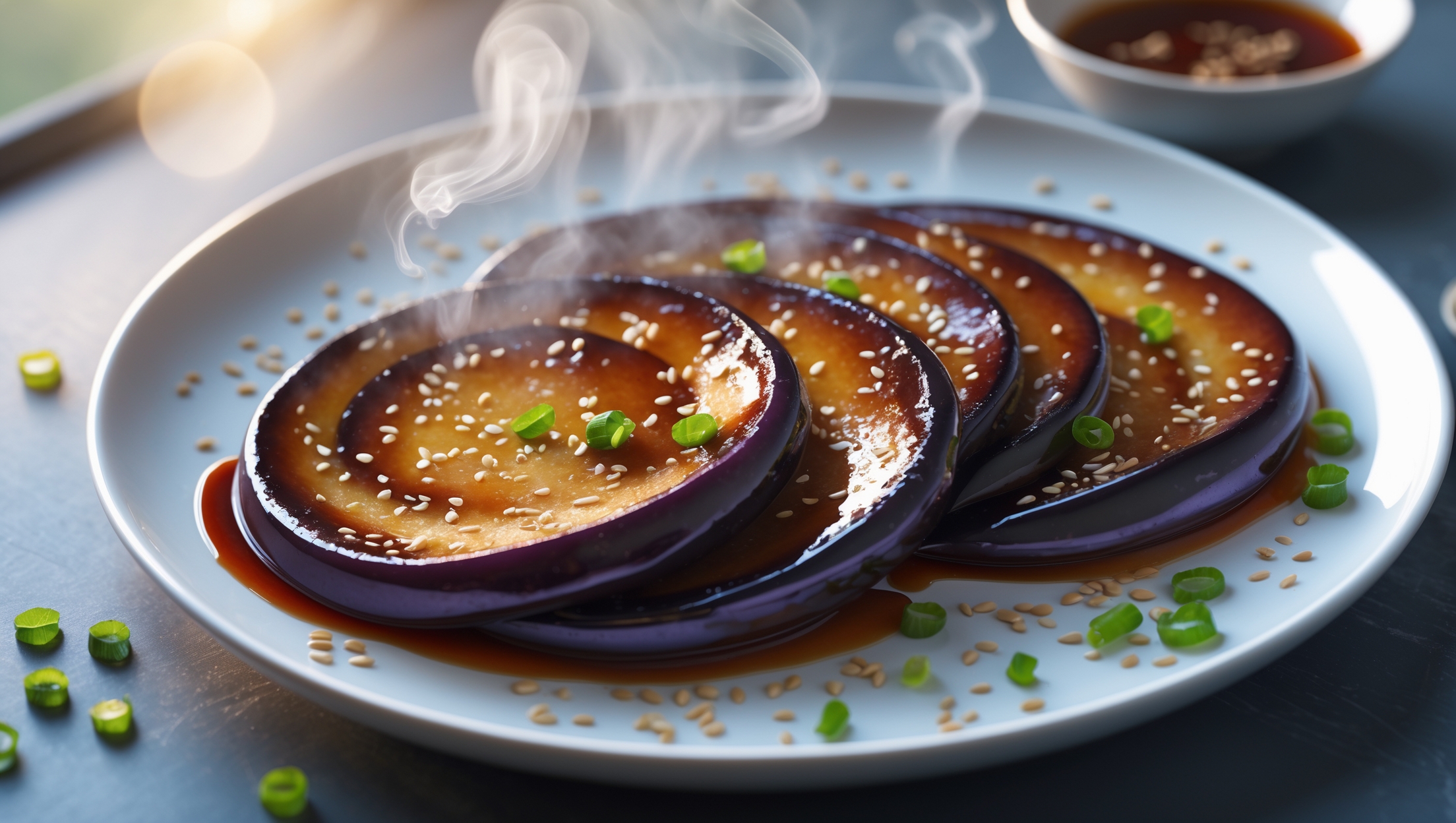 Air Fryer Teriyaki Aubergine Recipe
