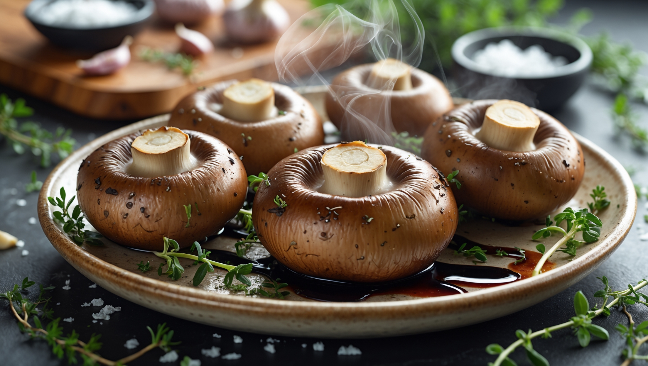 Air Fryer Whole Mushroom Recipe
