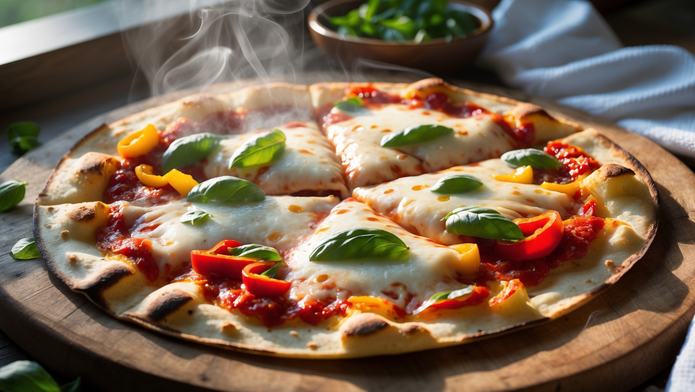 Air Fryer Tortilla Pizza Recipe