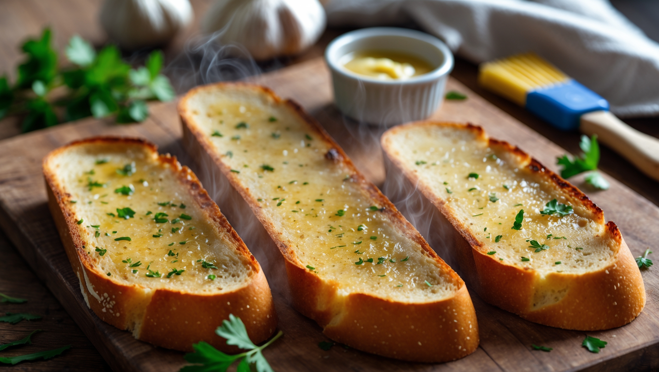 Air Fryer Garlic Bread Recipe