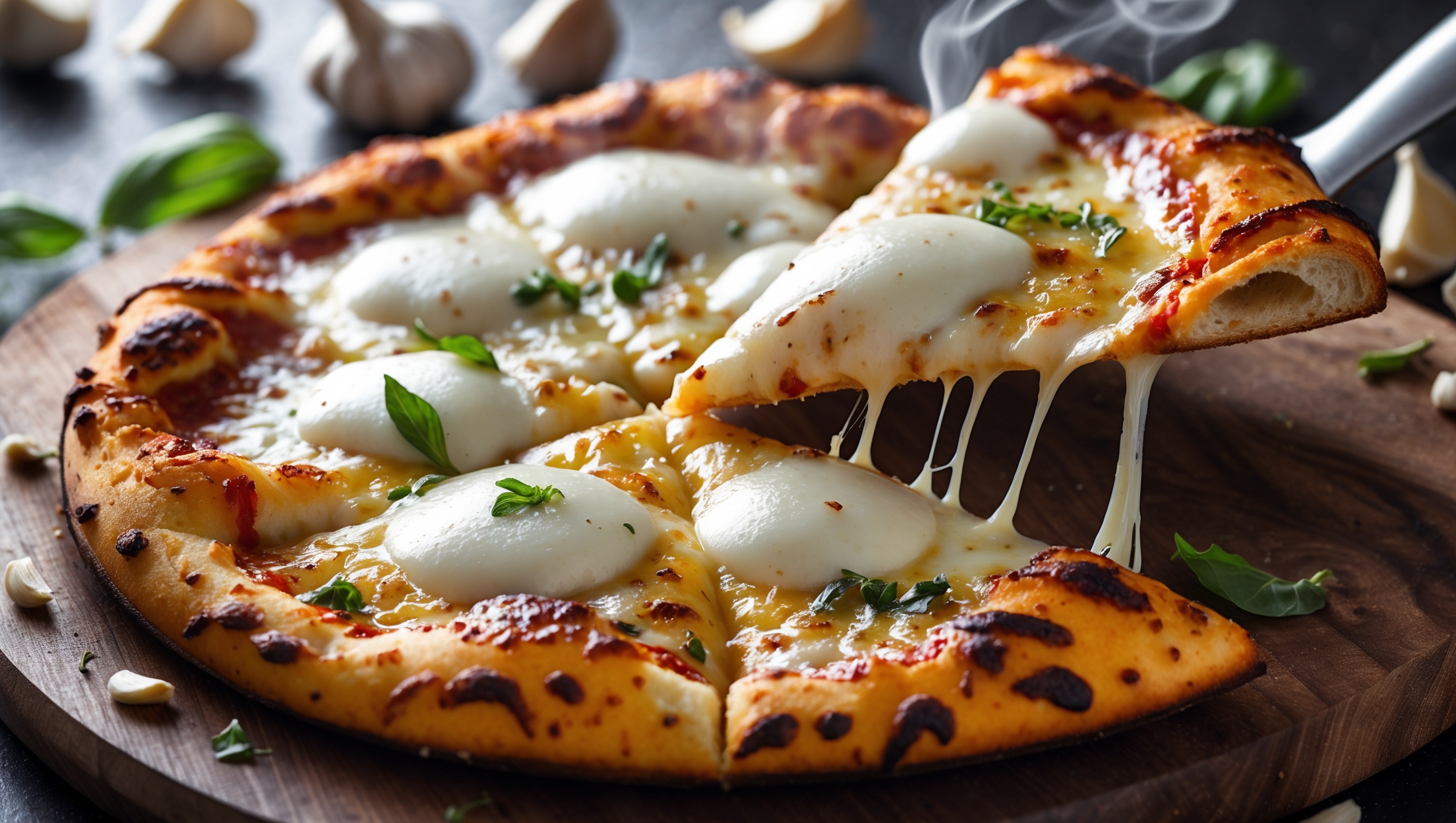 Air Fryer Garlic Bread Pizza Recipe