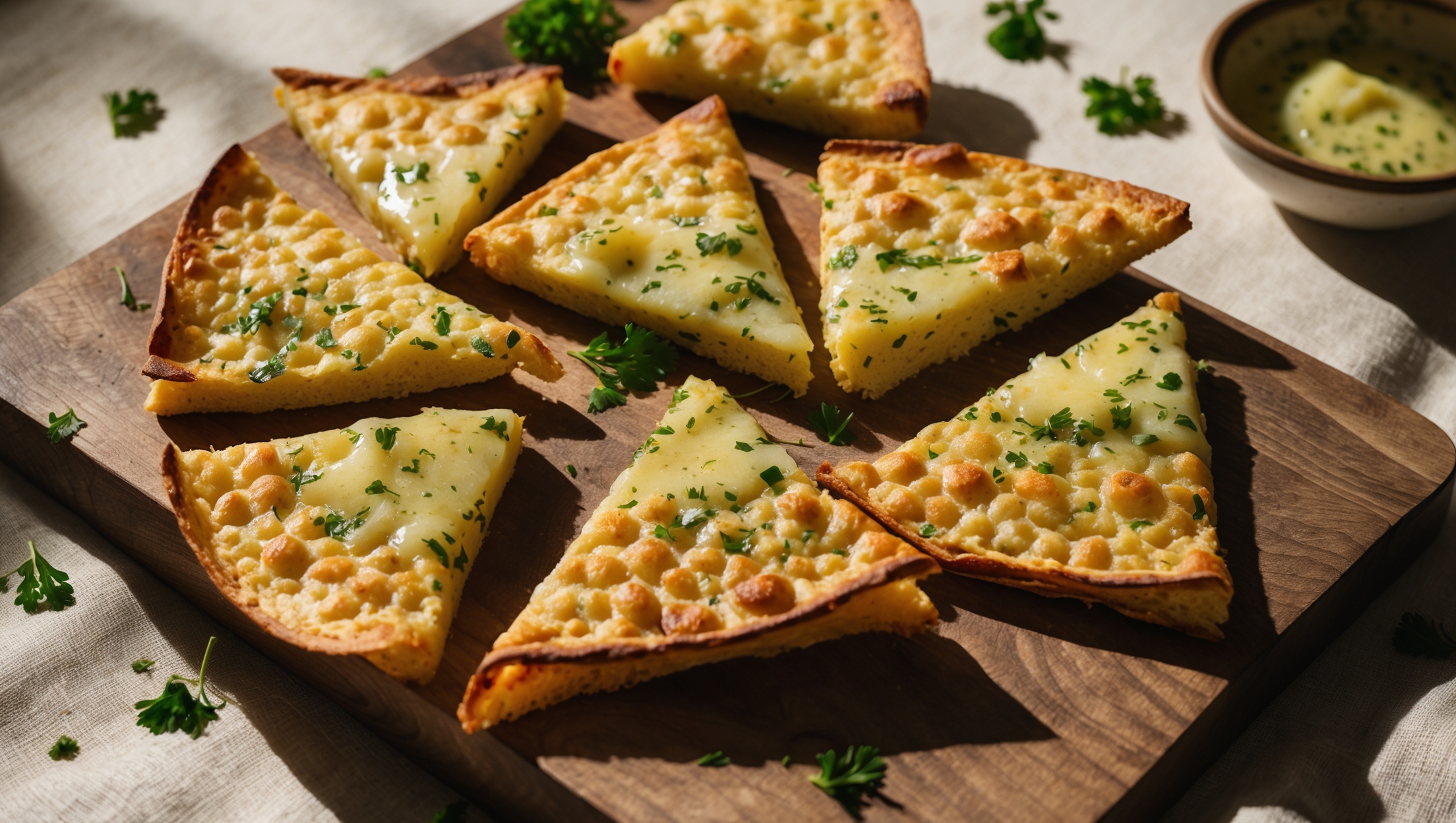 Air Fryer Tortilla Garlic Bread Recipe