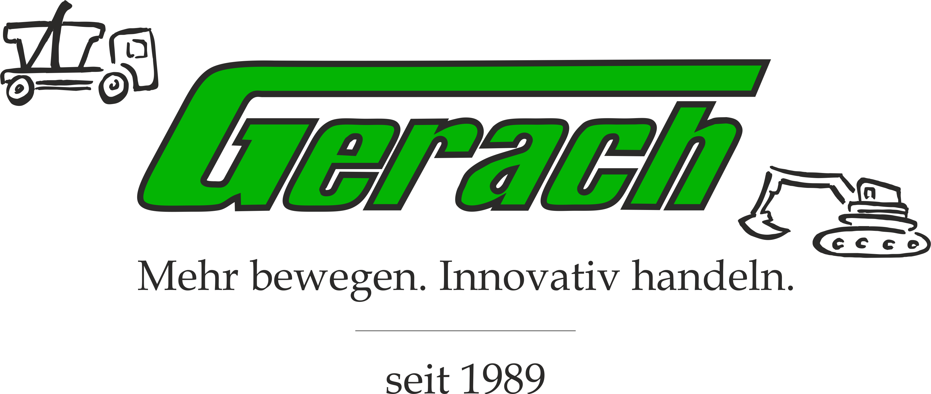 Firmengruppe Gerach Container - Baumaschinen