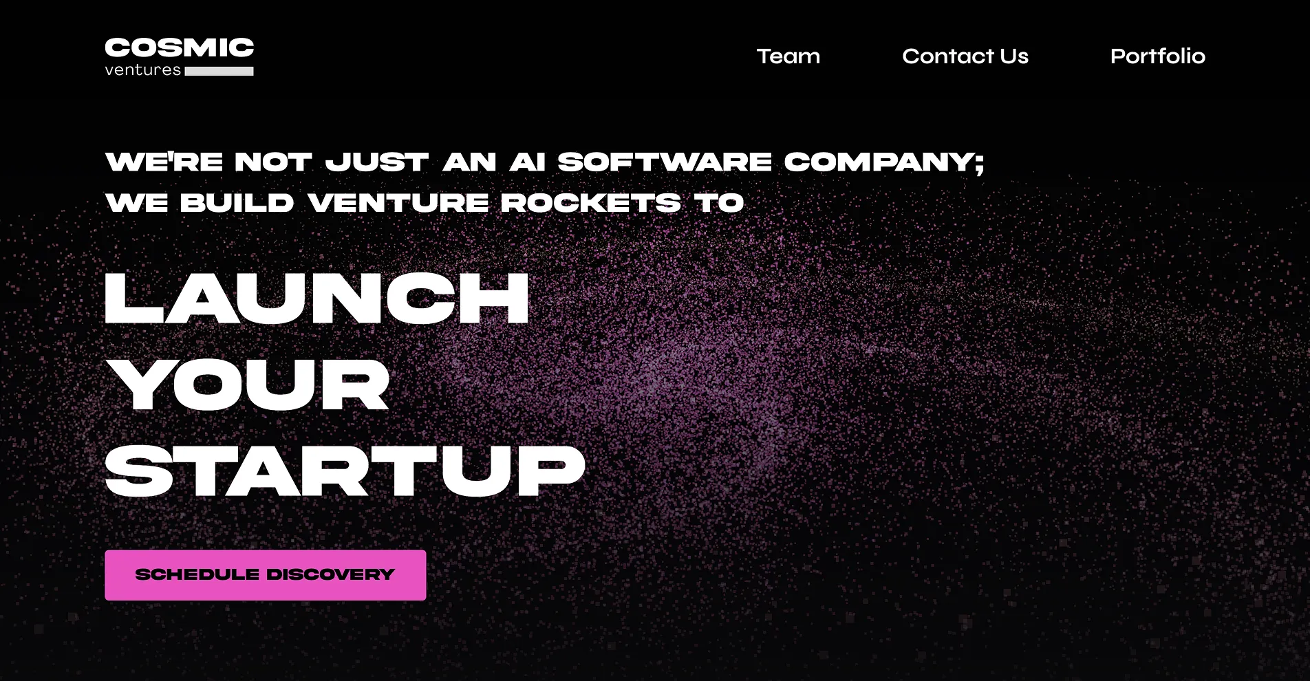 Cosmic Ventures website