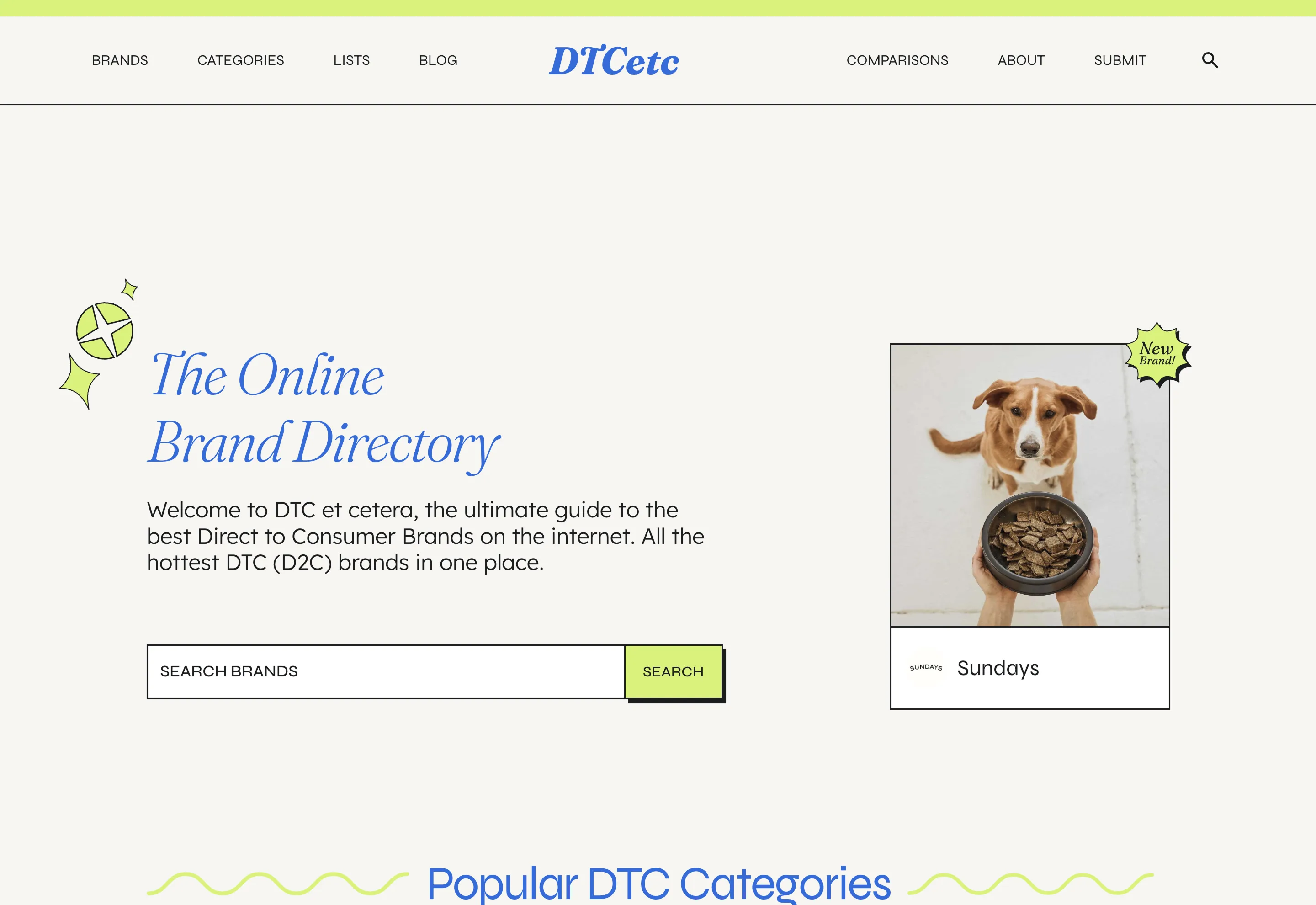 DTCetc website