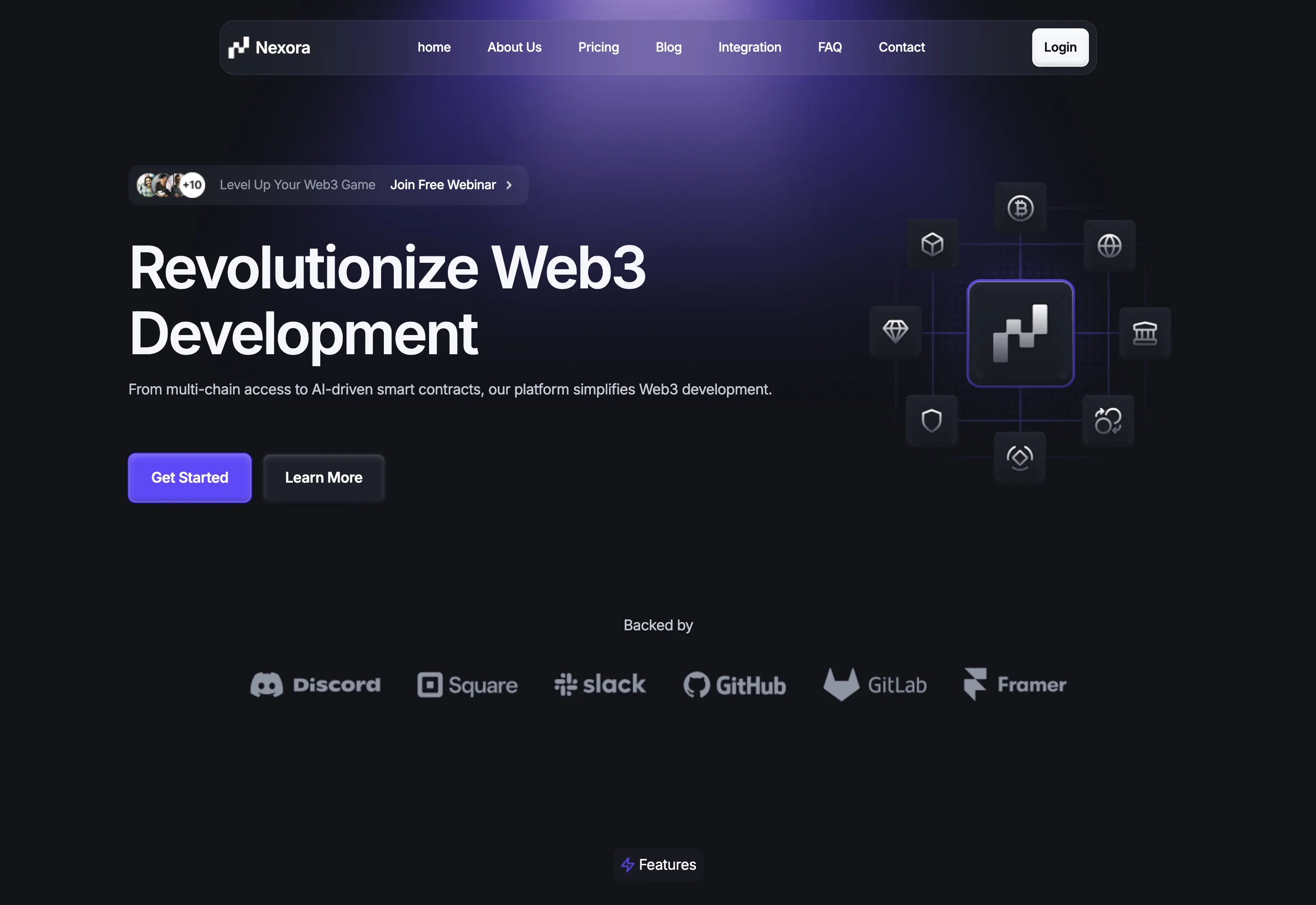 Nexora webstite