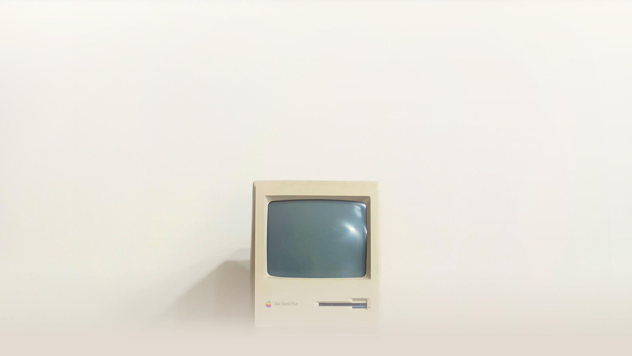 Image of a vintage Macintosh computer
