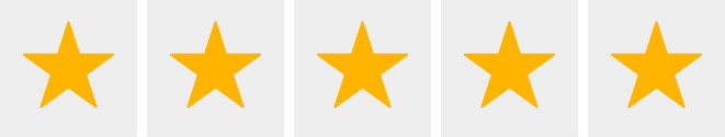 Five stars on TrustPilot