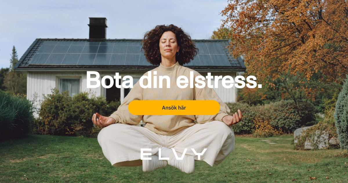 Elvy - Energiabonnemang till fastpris i 15 år