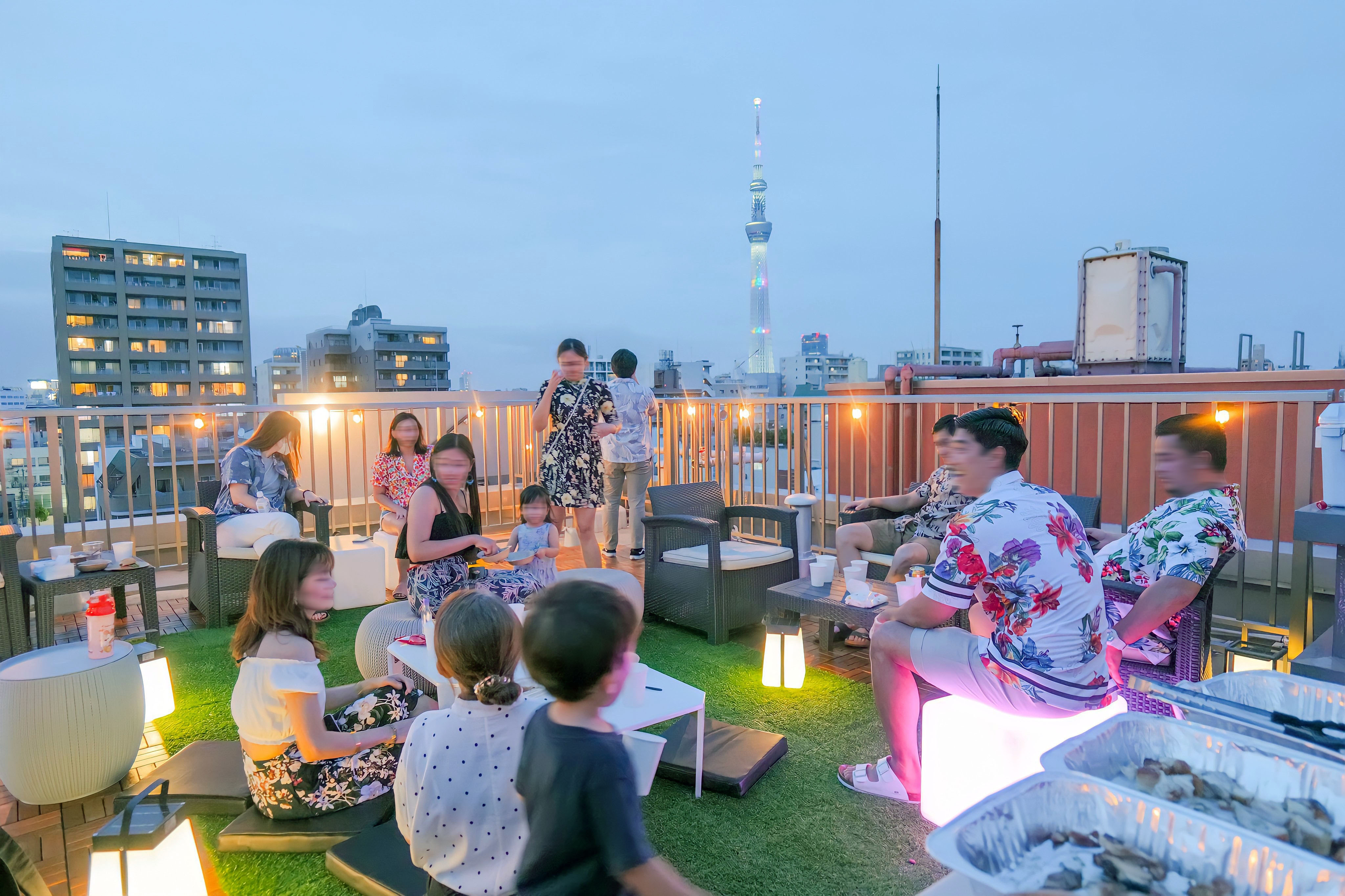 Party on the rooftop? Skytree view on us!