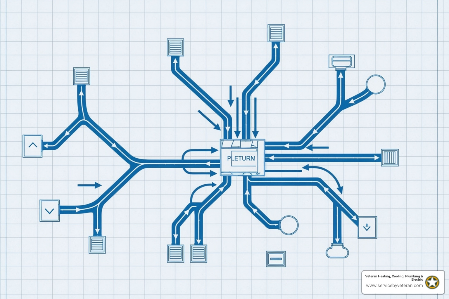 esquema de diseño de conductos Manual D - diseño de conductos