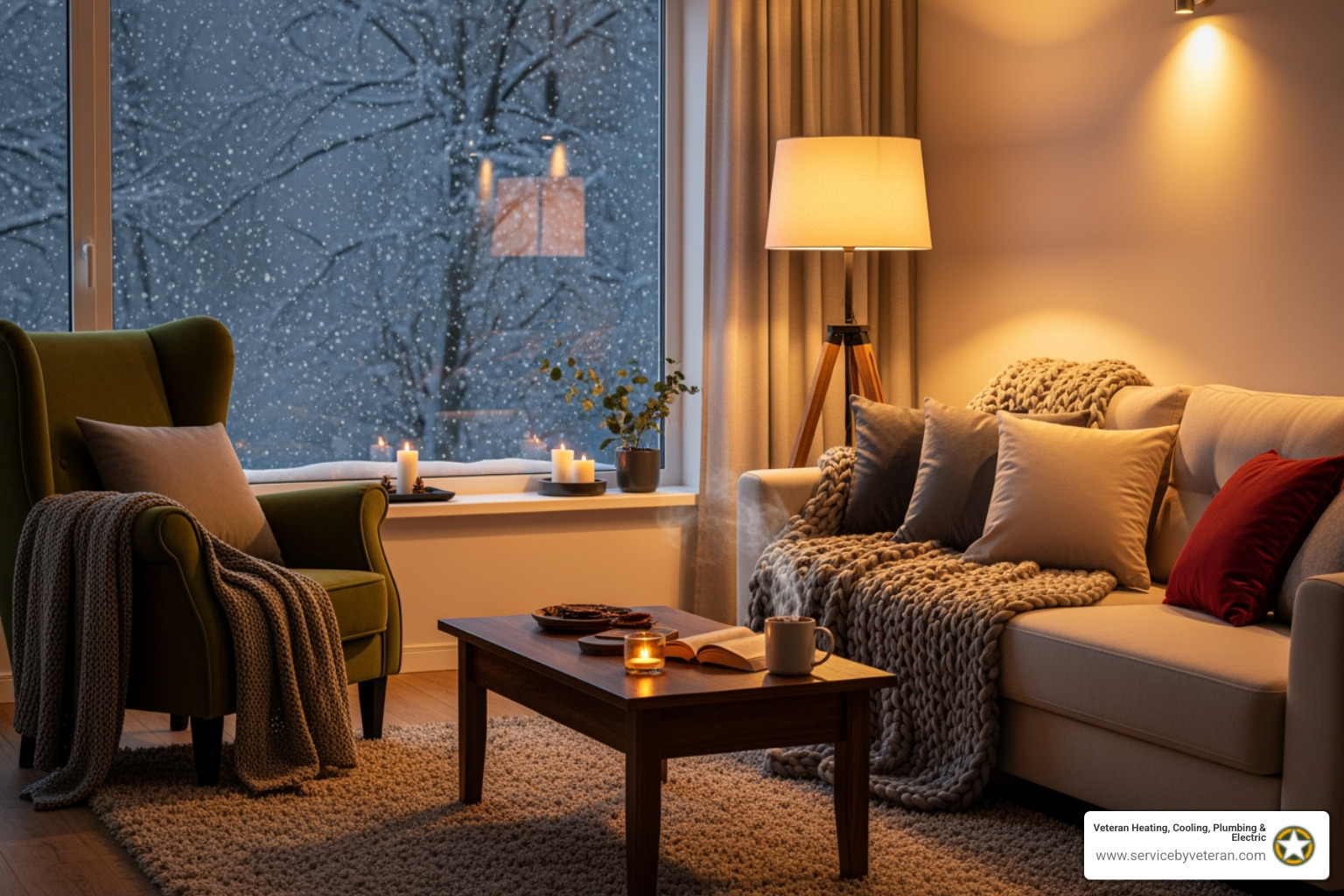 cozy home interior with furnace in Aurora winter - affordable furnace repair in aurora, co cozy home interior with furnace in Aurora winter - affordable furnace repair in aurora, co