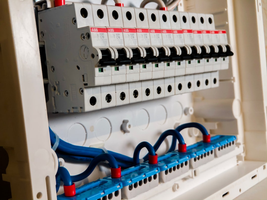 modern electrical panel clean and safely labeled in a home utility room modern electrical panel clean and safely labeled in a home utility room