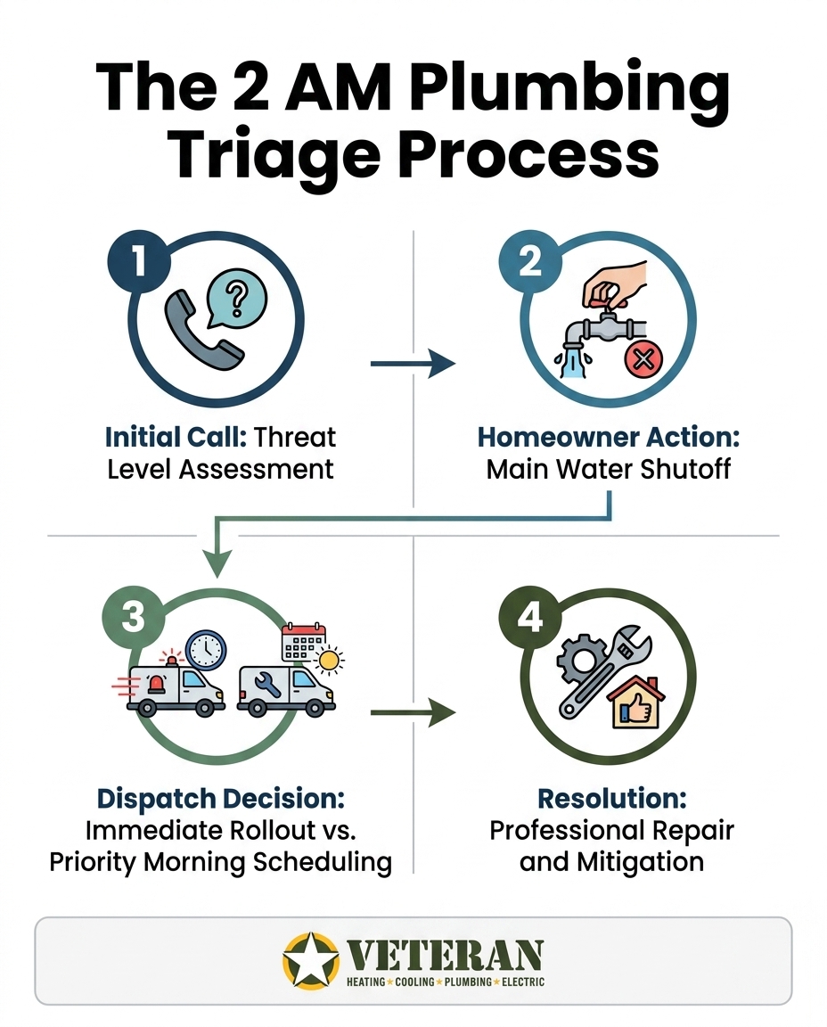 The 2 AM Plumbing Triage Process