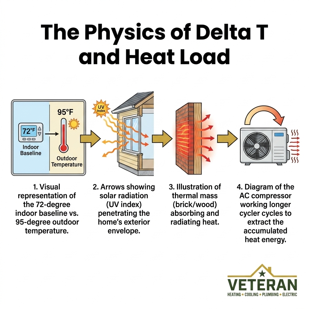 The Physics of Delta T and Heat Load