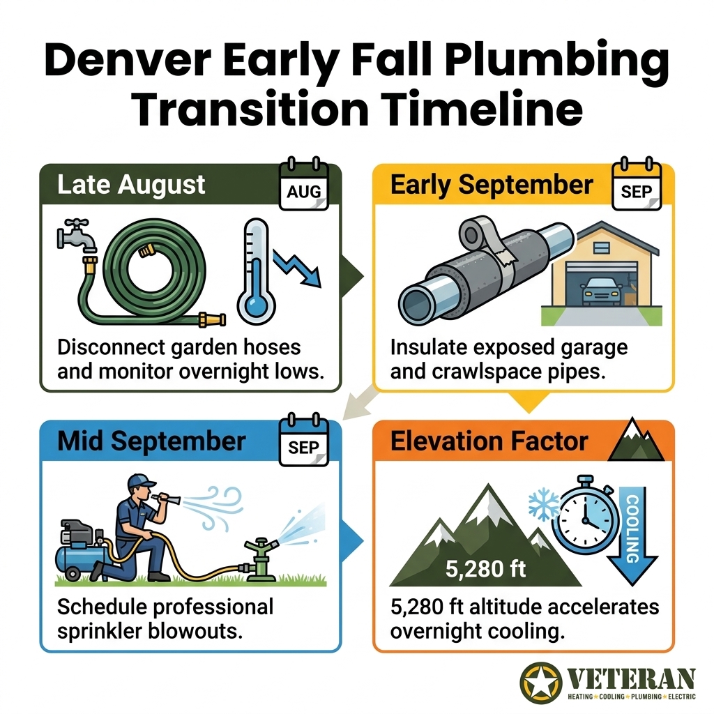 Denver Early Fall Plumbing Transition Timeline