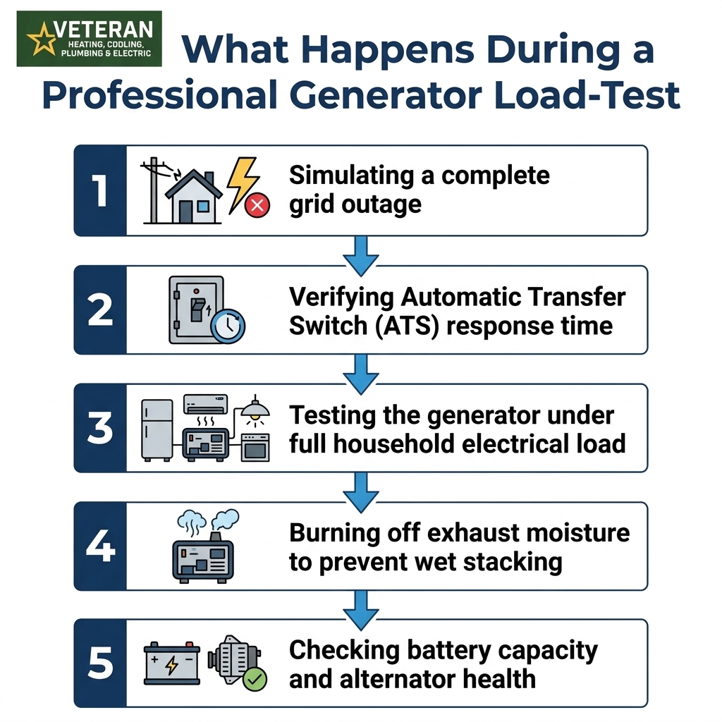 What Happens During a Professional Generator Load-Test