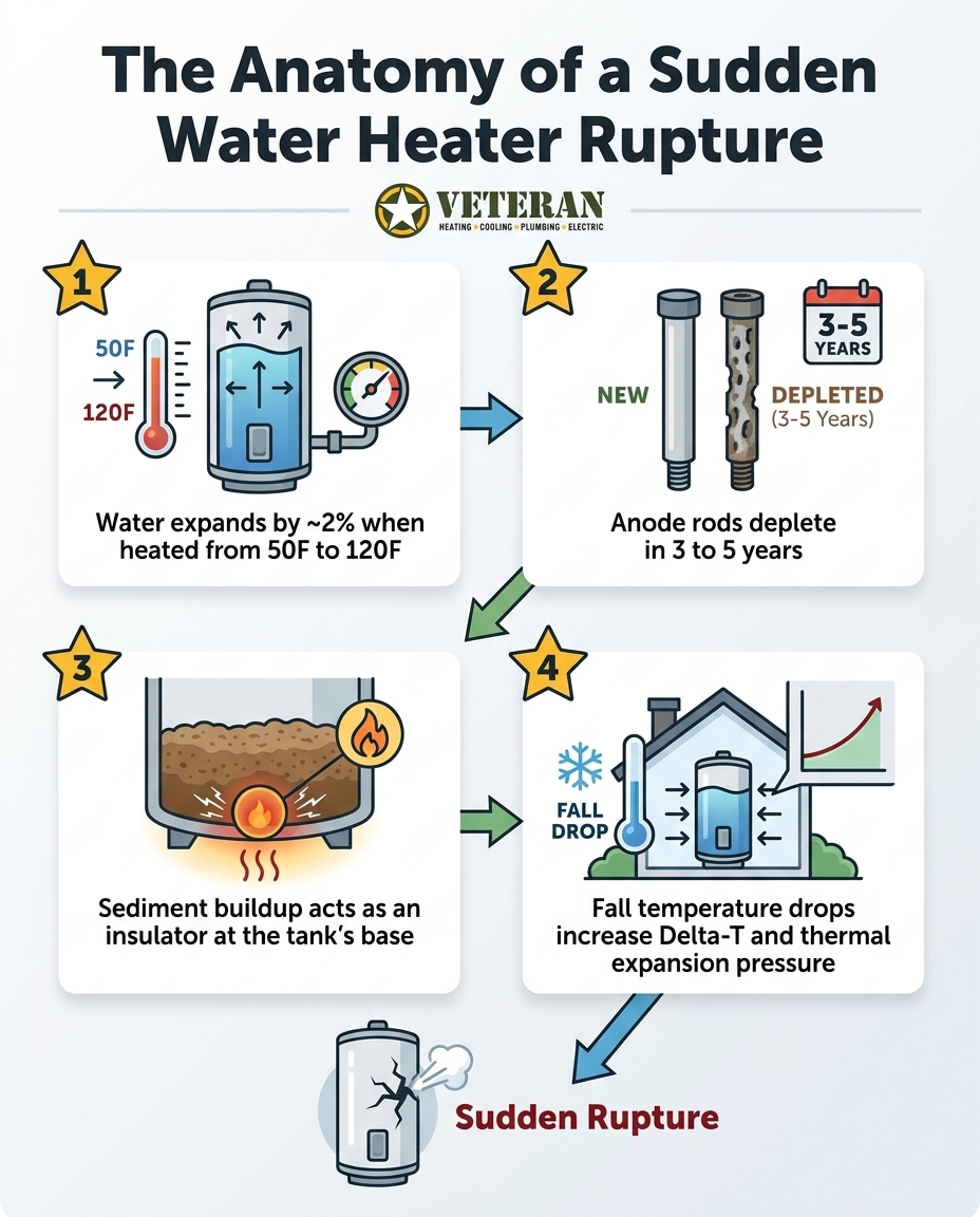 The Anatomy of a Sudden Water Heater Rupture