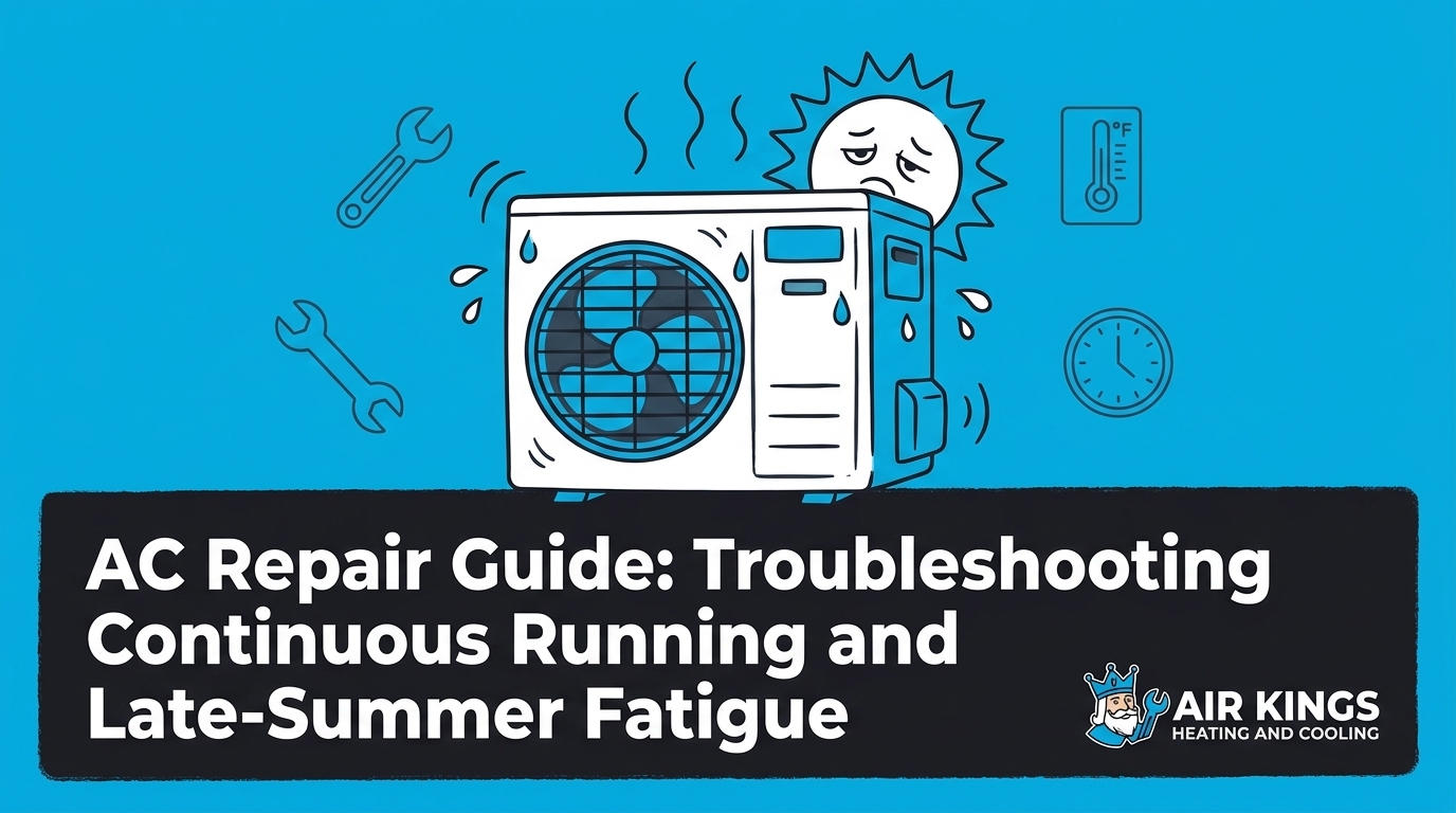 AC Repair Guide: Troubleshooting Continuous Running and Late-Summer Fatigue