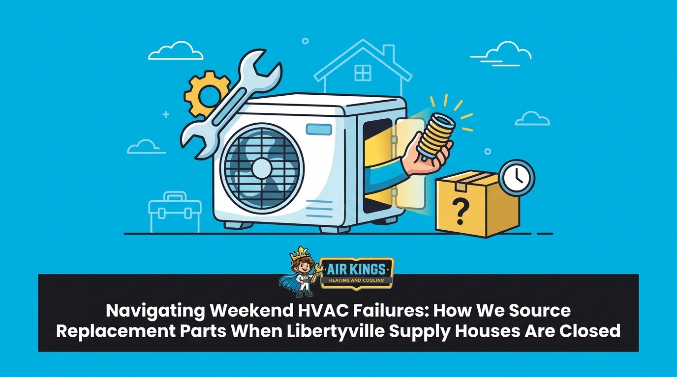 Navigating Weekend HVAC Failures: How We Source Replacement Parts When Libertyville Supply Houses Are Closed