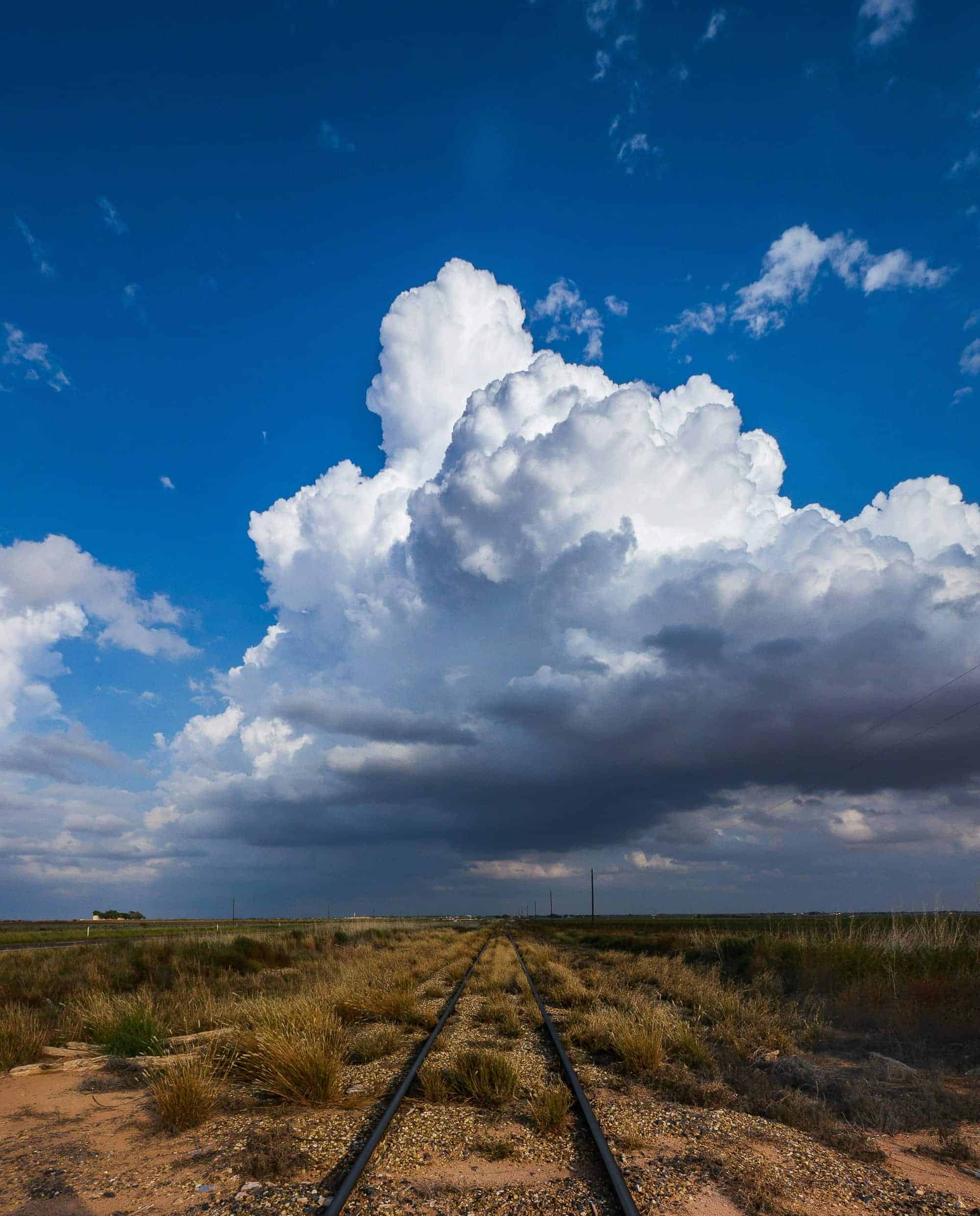 Water.Day_cumulus clouds over a field