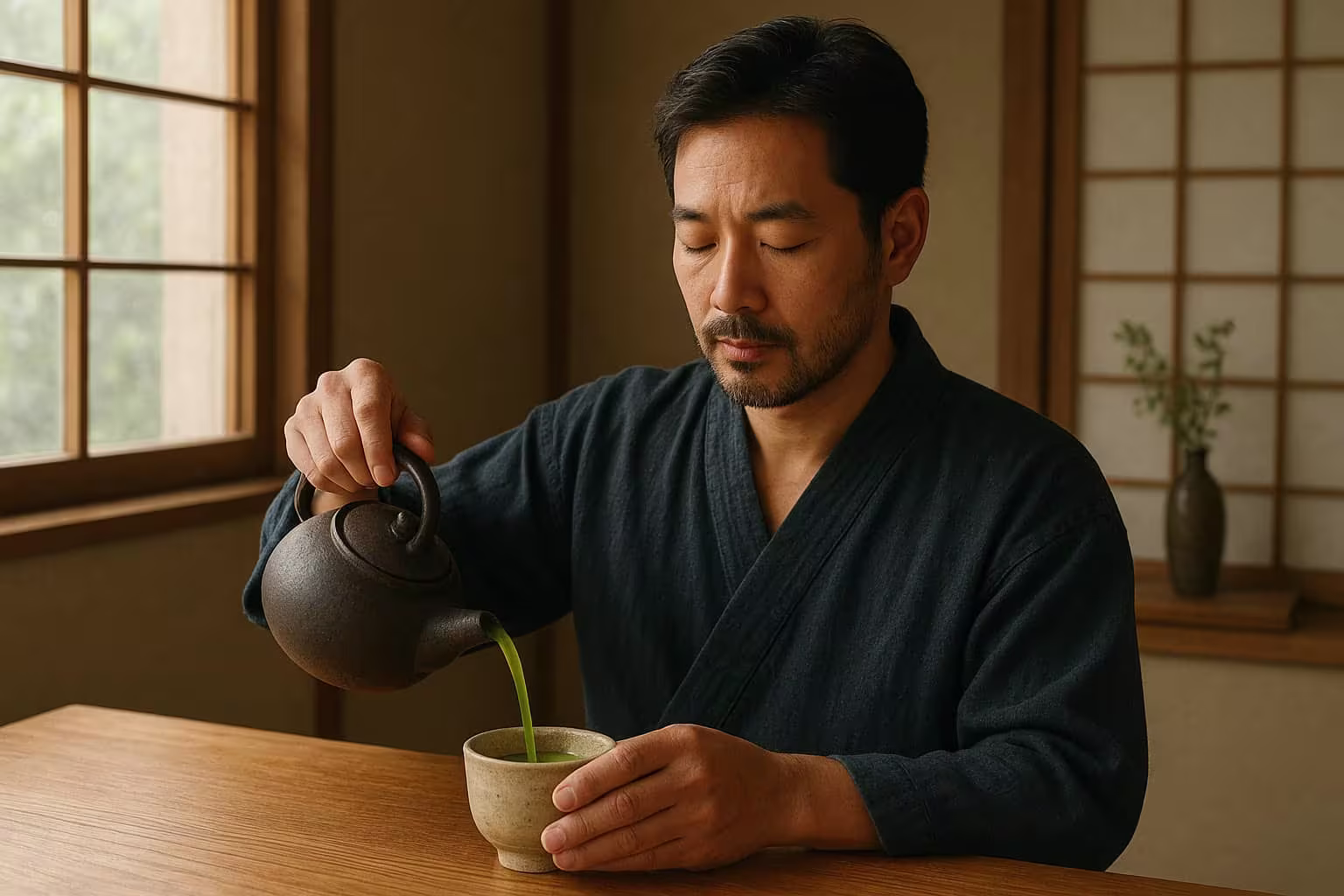 Water.Day_Japanese with green tea