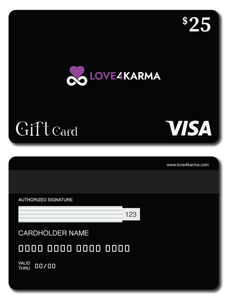 Love4Karma Visa Gift Card $25