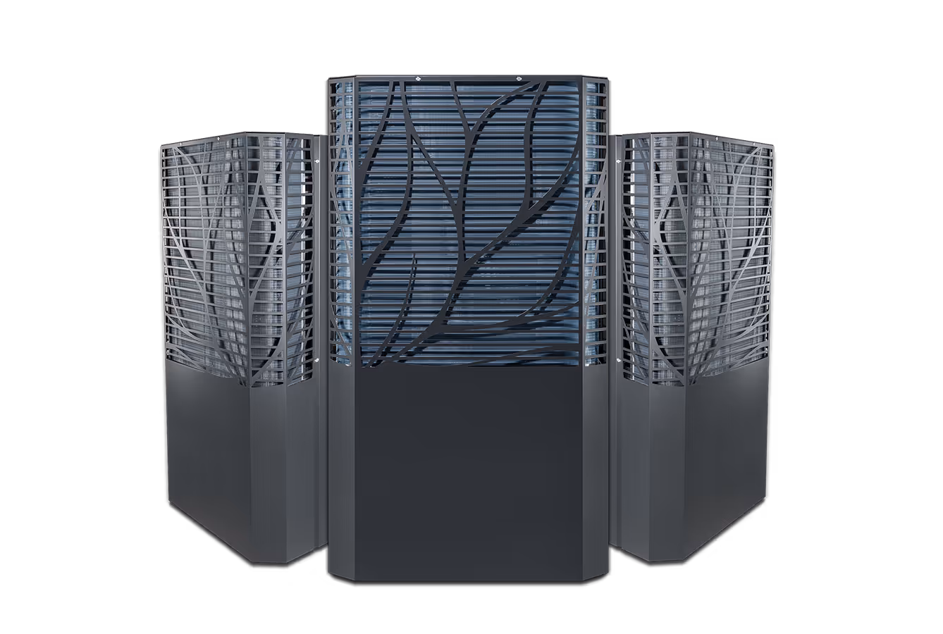 Mockup dreier Lambda Wärmepumpen