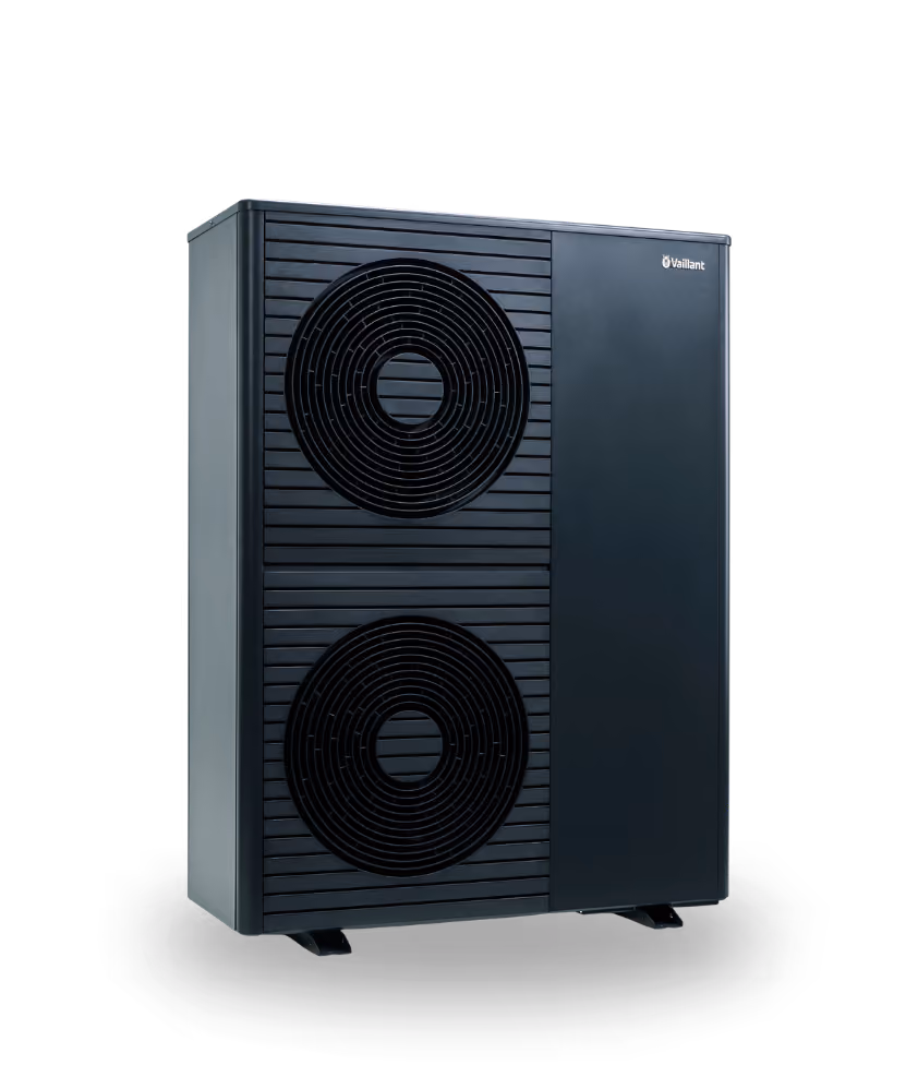 Mockup einer Vaillant arotherm Wärmepumpe