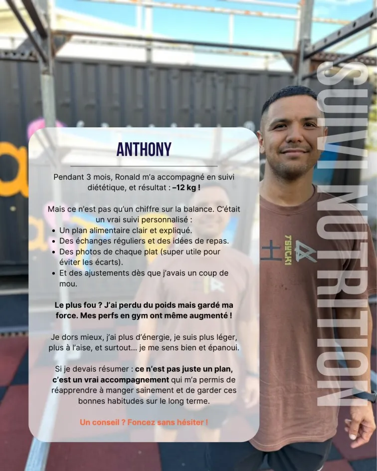 Témoignage d'Anthony