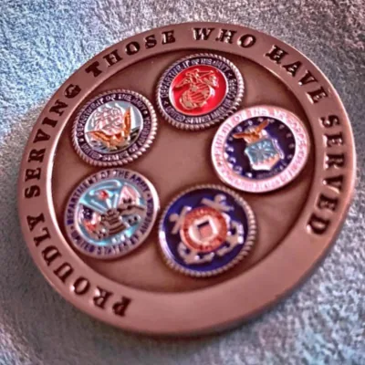Medal- Proudly Serving