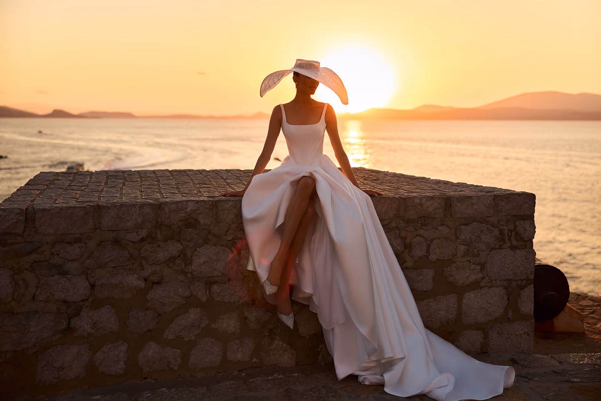 Monreal bridal wedding dress designers stocked at even on a rainy day