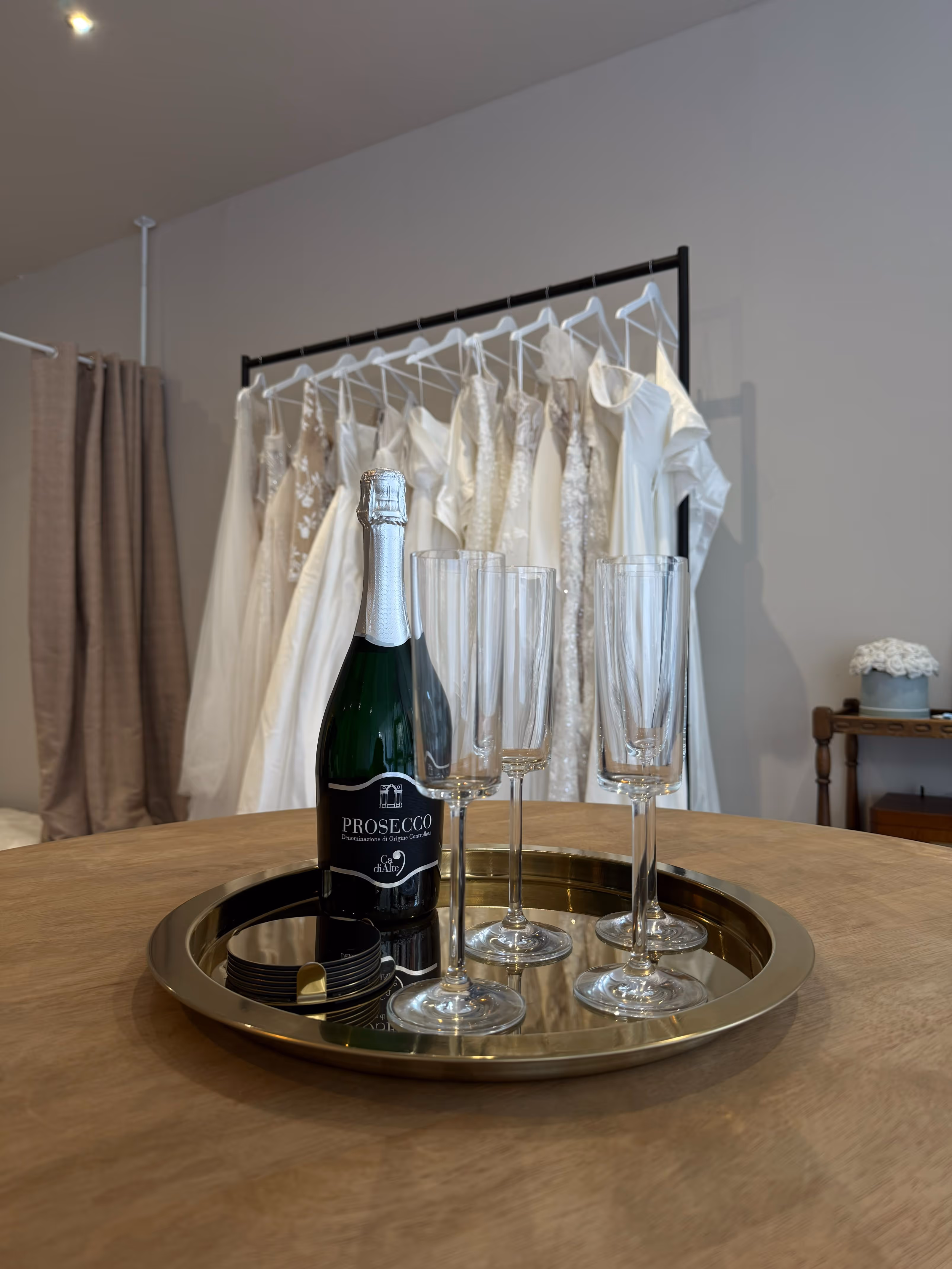 Free prosecco at your Bridal Appointment