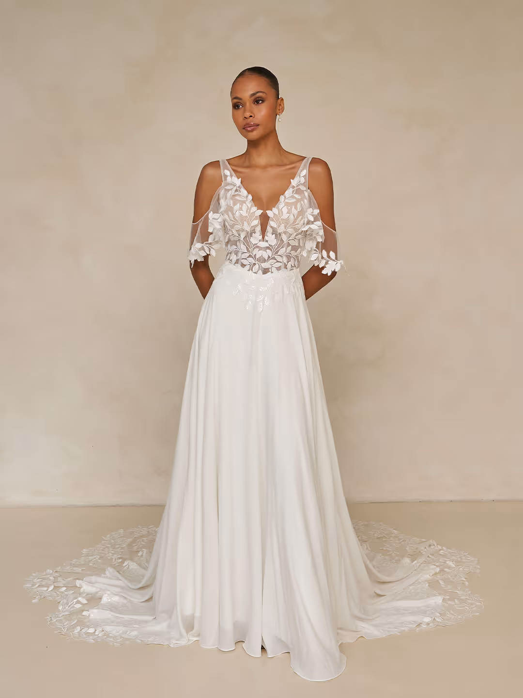 Wilmott Wedding Dress by Madi Lane Bridal for even on a rainy day bridal boutique