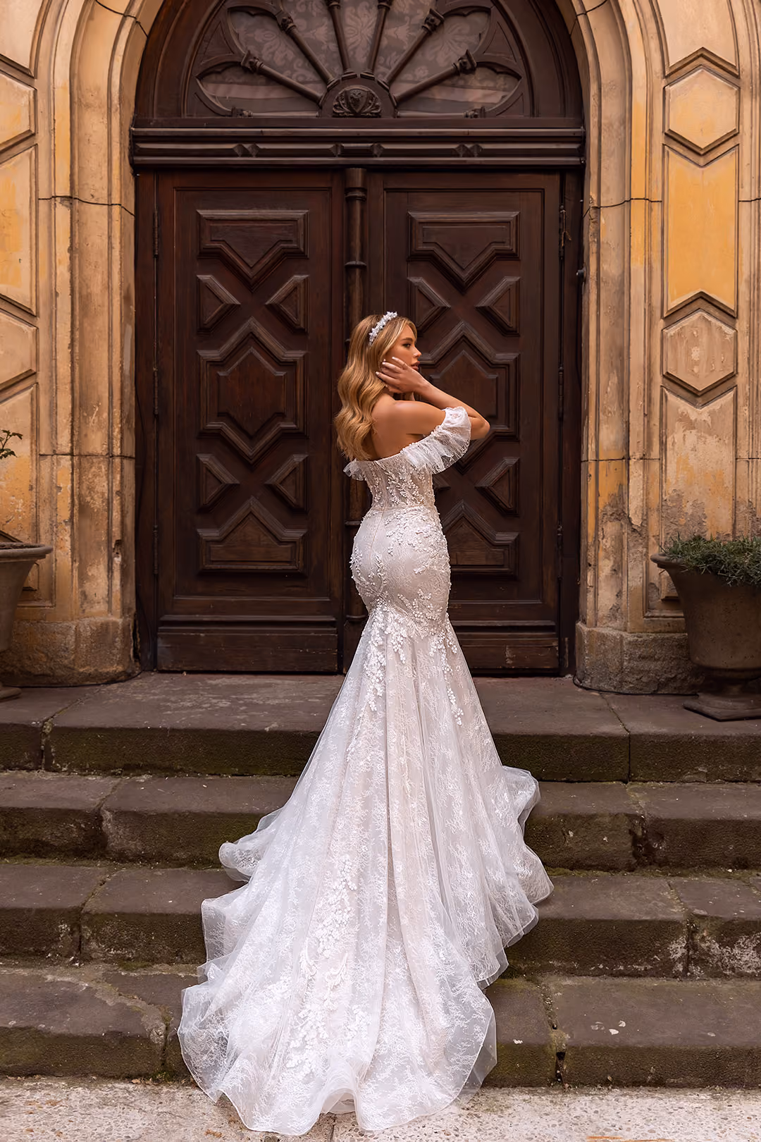 Selesta Wedding Dress by Monreal Bridal available at Even on a Rainy Day Bridal Boutique