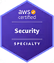 AWS Certified Security Specialty badge.