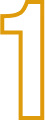 Large yellow outlined number 1.