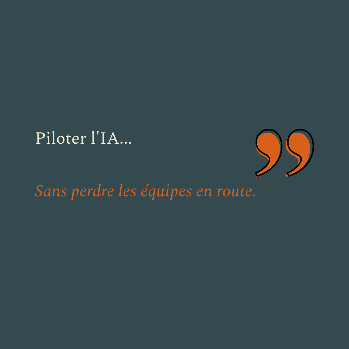 Piloter la conduite du changement à l'ère de l'IA : un guide pratique et systémique pour les managers