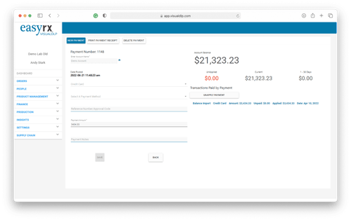 EasyRx Visual DLP | Digital Orthodontic Lab Management Software