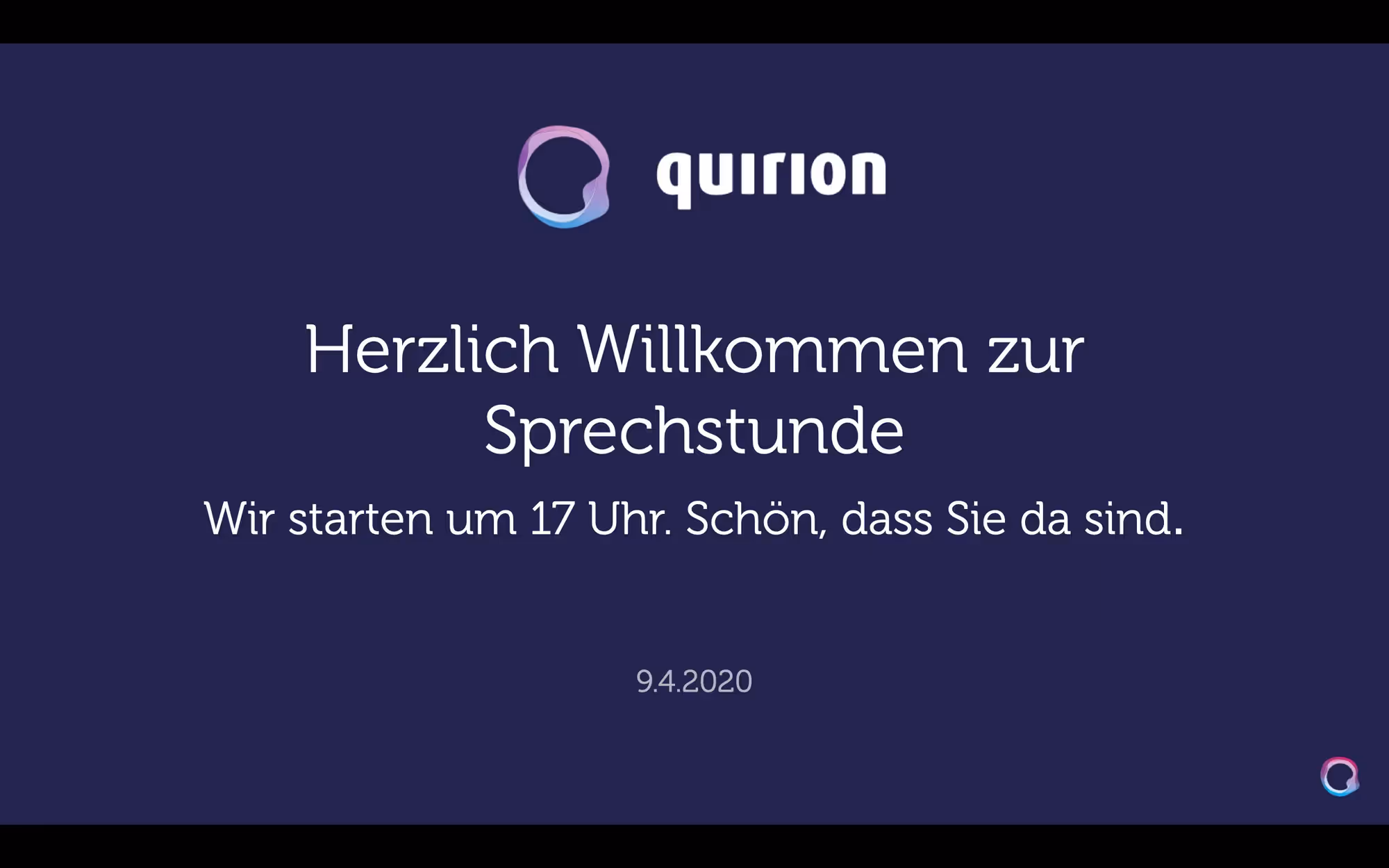 Aufzeichnung: Sprechstunde am 09.04.2020