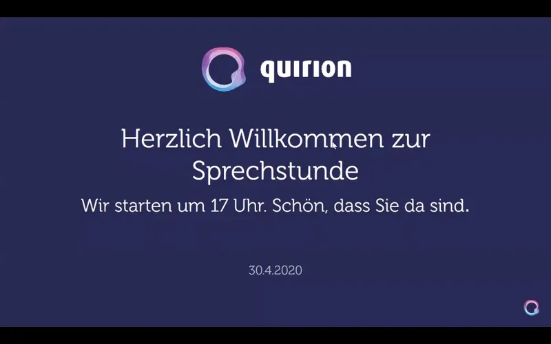 Aufzeichnung: Sprechstunde am 30.04.2020