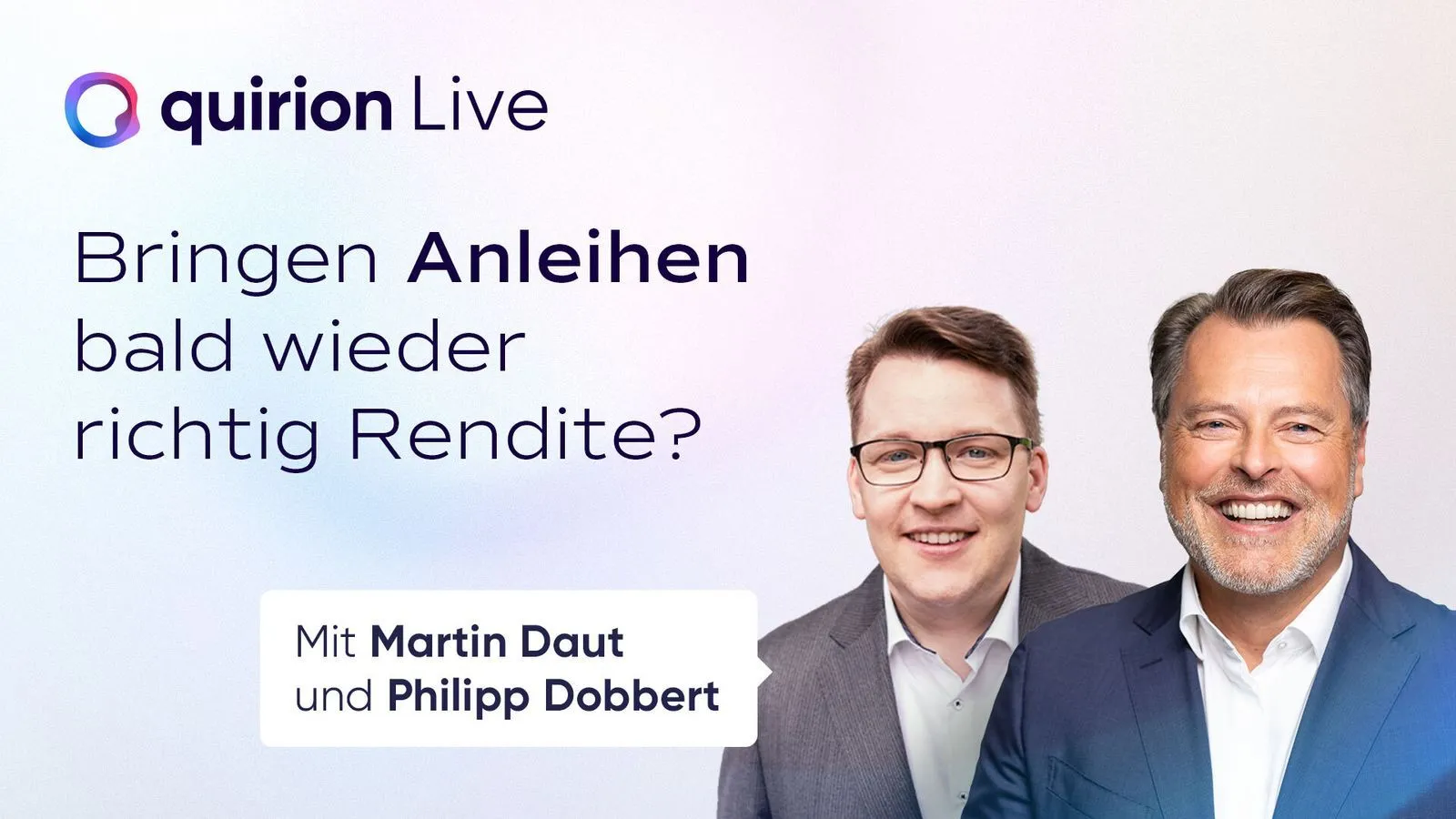 Aufzeichnung: quirion LIVE am 24.05.2022