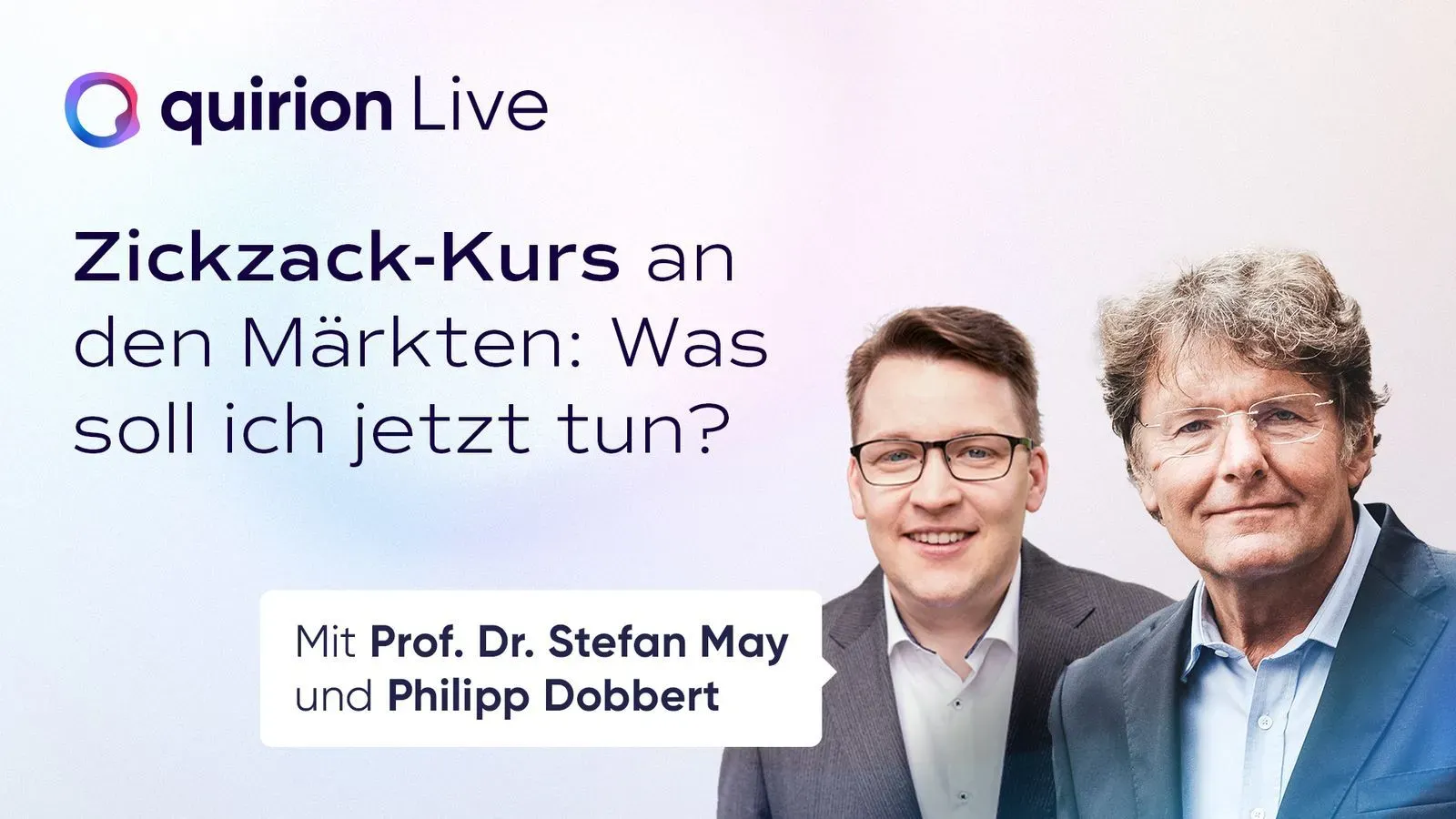 Aufzeichnung: quirion LIVE am 30.06.2022