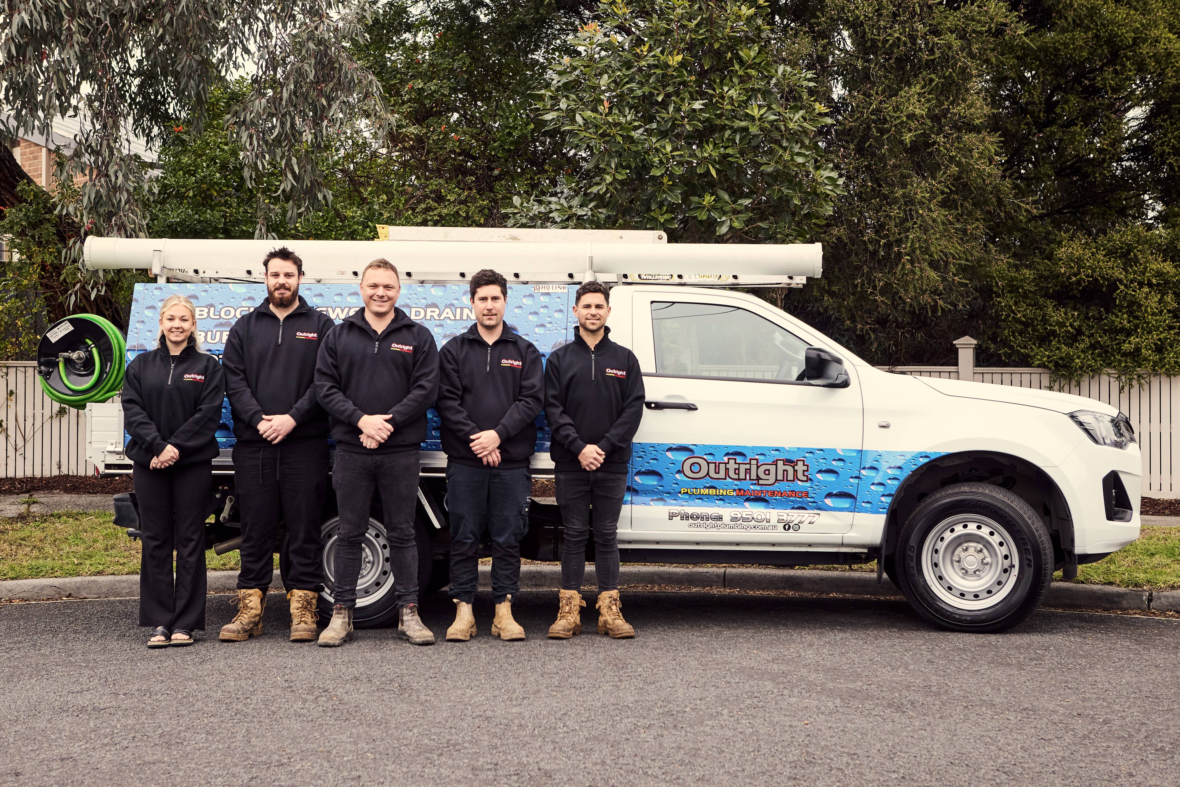 The Outright Plumbing team